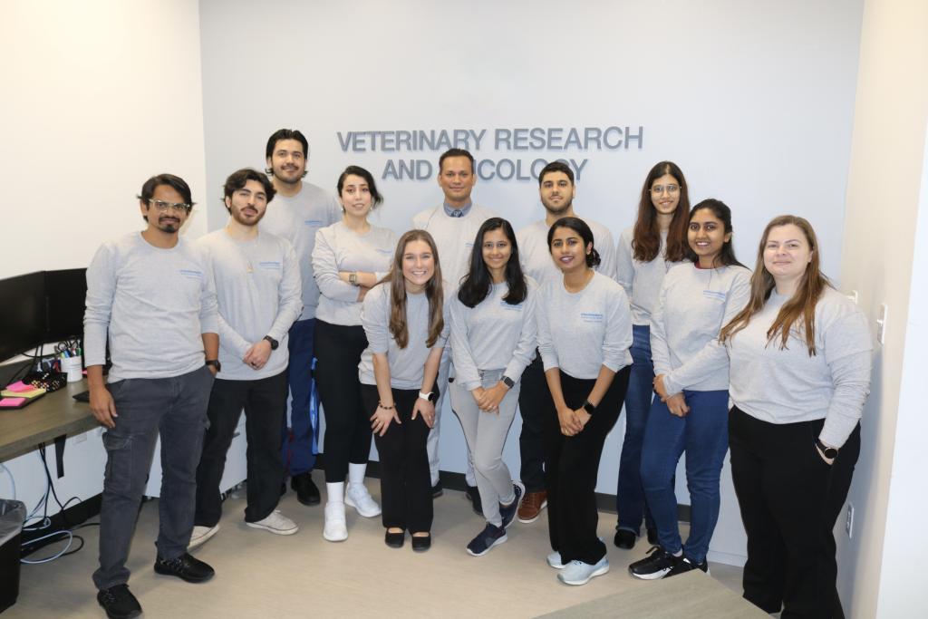 Researchers working in the Nanoimmune Therapeutics Lab developing targeted cancer therapies using nanotechnology.