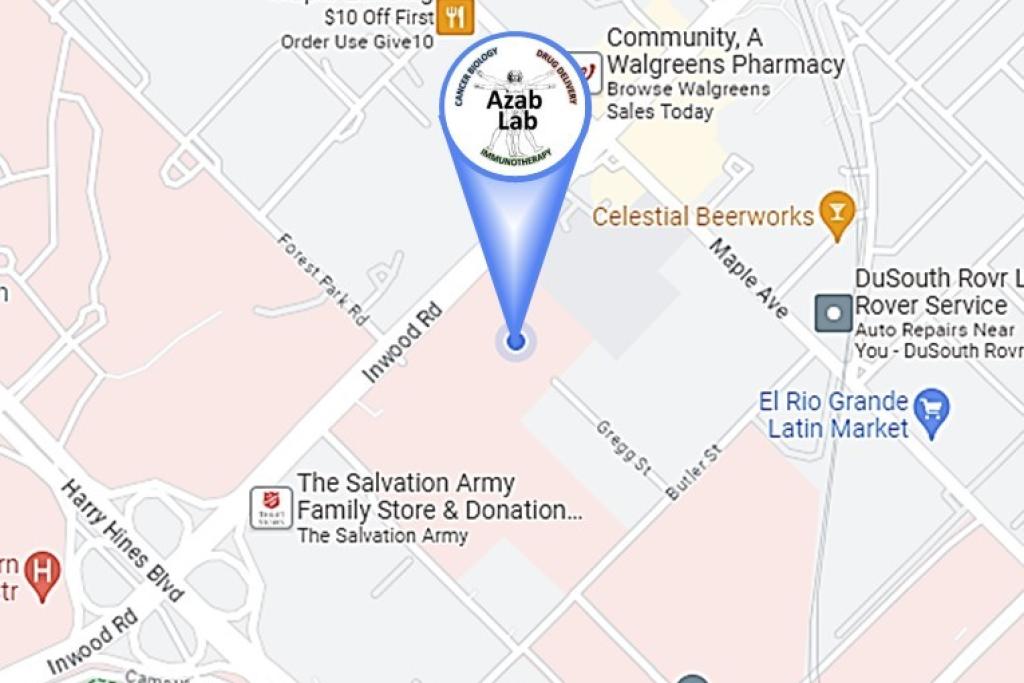 Map showing location of Azab Lab