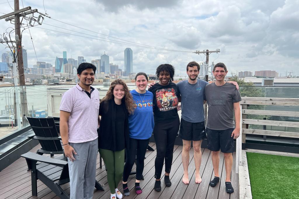 Lab outing to the climbing gym