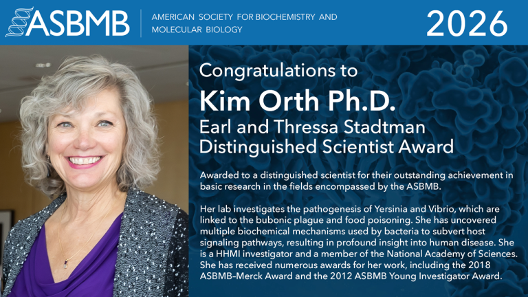 Kin Orth Distinguished Scientist Award
