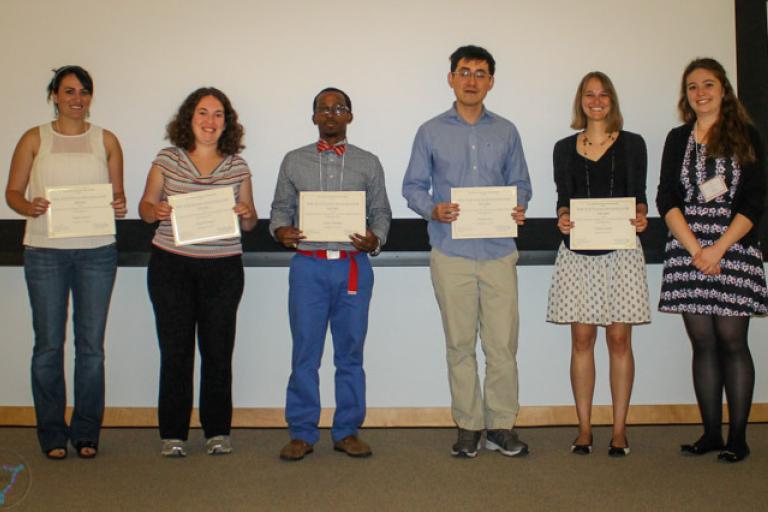 Chelsea and other award recipients pose with their awards