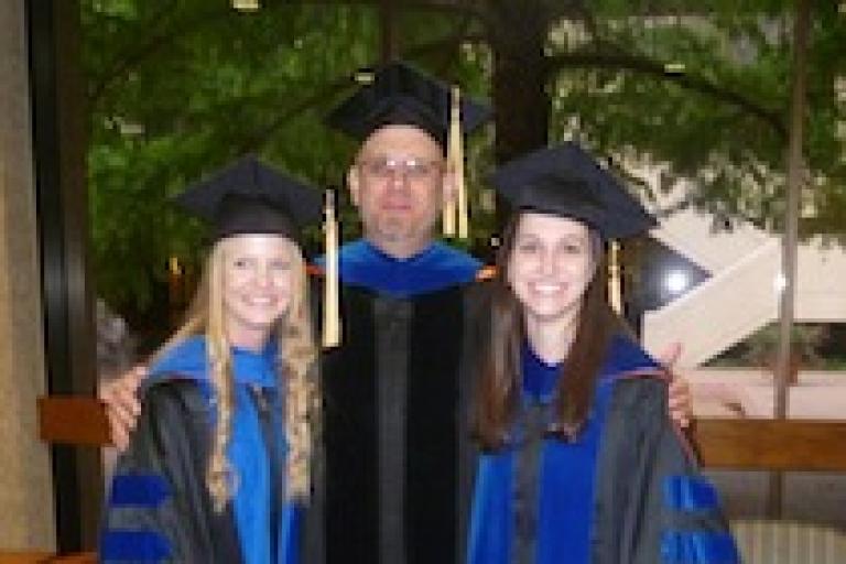 Kristi Lynn and Laura Sullivan with Dr. Brekken