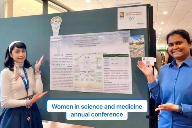 Placeholder image showing the team presenting in a conference.