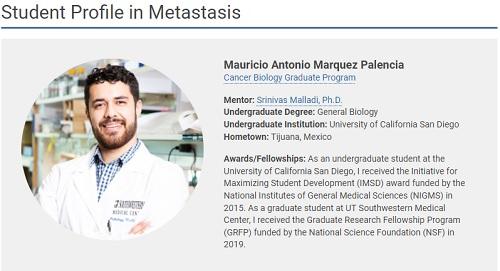 mauricio student profile