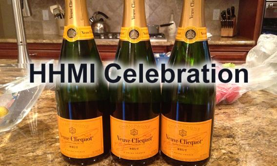 HHMI Celebration - champagne