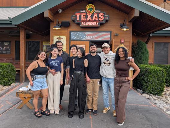 Group Photo at Texas Roadhouse
