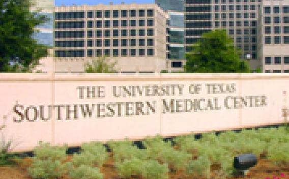 UT Southwestern Medical Center sign on campus