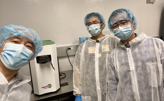 BIRT lab team wearing PPE