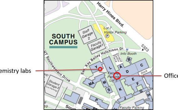 South Campus Map