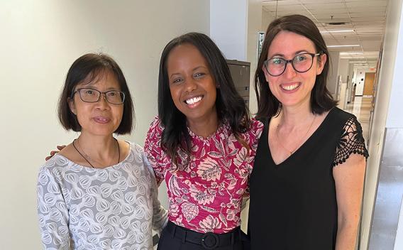 Thinwa Lab memebers: Shongju Zou, Josephine Thinwa and Salwa Septi