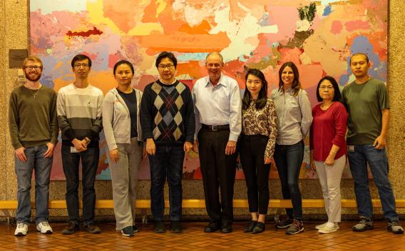 Horton lab standing in group