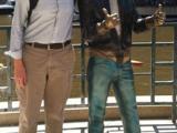 Dave and Fonzie statue
