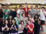 Brekken Lab group picture, martial arts