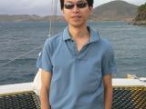 2009 St Kitts microRNA Meeting - lab member on a boat