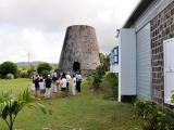 2010 St Kitts microRNA Meeting - group standing outside near a conical structure