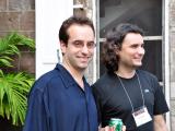 2010 St Kitts microRNA Meeting - Dr. Mendell with another lab member