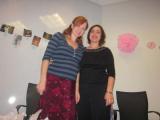 Team member with Olga at her Baby Shower