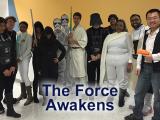The Force Awakens - lab members in costumes