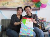 Yan and Guanglu Baby Shower - opening gifts