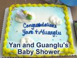 Yan and Guanglu Baby Shower - cake