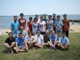 2012 Lab Group at a beach