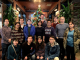 Lab team at Lab Christmas Lunch, 2019