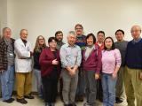 Lab group at the Annual Lab Chili Party