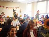Lab group at Staff Thanksgiving Potluck -2018