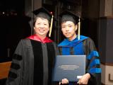 Dr. Yin and Steve at his Commencement