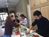 Making empanadas