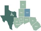Counties served through our CPRIT Ft. Worth program