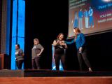 presenters on a stage