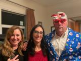 2022 lab holiday party - Ondine Cleaver, Denise, Tom Carroll