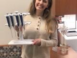 Allison welcomes new pipettes.