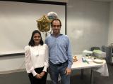 Anu and Thesis Advisor, Dr. Mendell