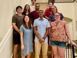 Parikh Lab members in attendance at a summer celebration