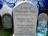 Gig poster Sons of Hermann Hall