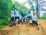 Kober lab on a hike