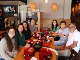 Lab lunch group picture