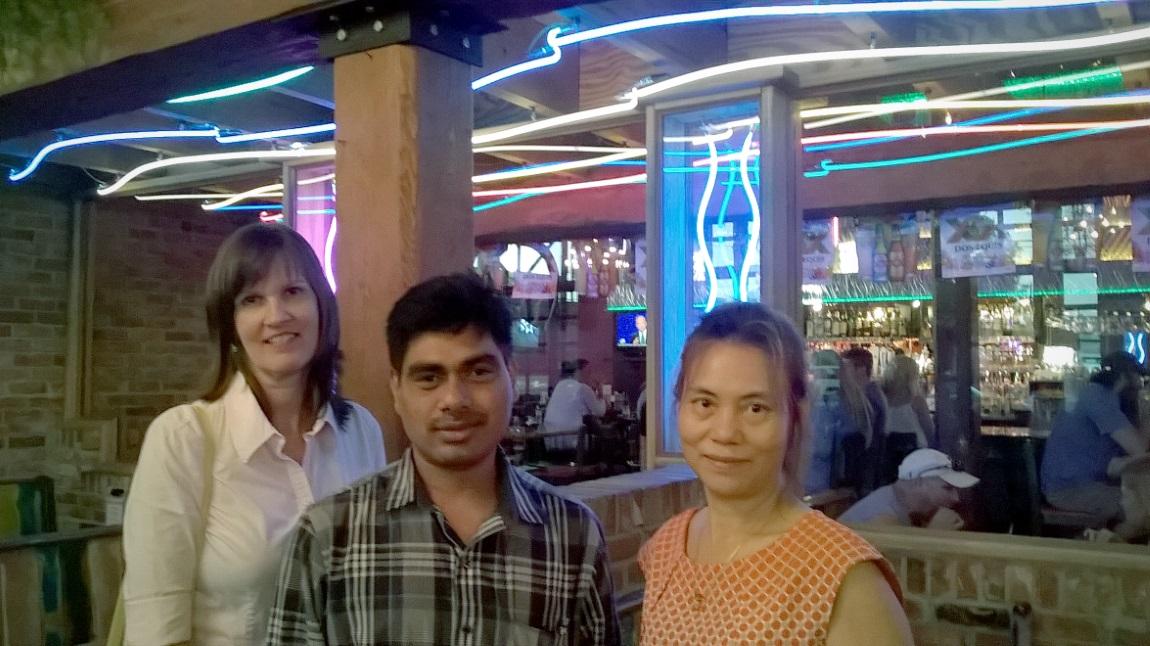 The MIRA group at Ninfa's restaurant in Waco, TX