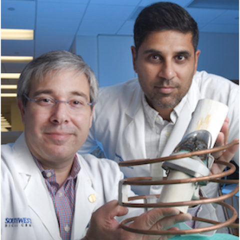 Dr. David Greenberg, left, and Dr. Rajiv Chopra
