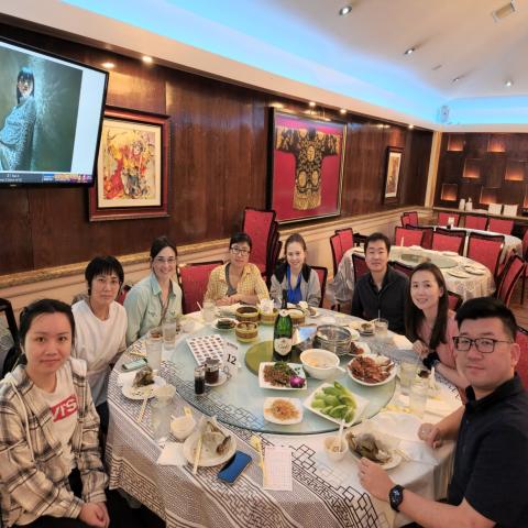 Zhong Lab celebrates with dim sum