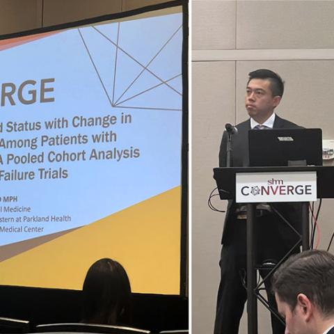 Dr. Andrew Sumarsono presenting at SHM Converge 2023